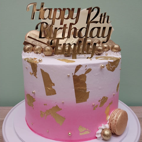 Engagement Tall Chocolates Cake
