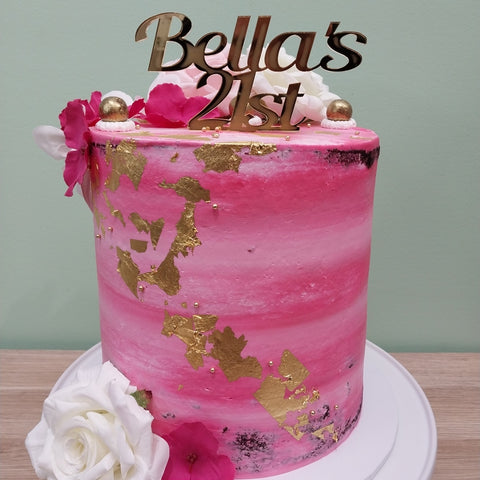 Tall Semi Naked Cake