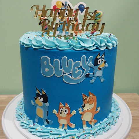 Tall Bluey Cake