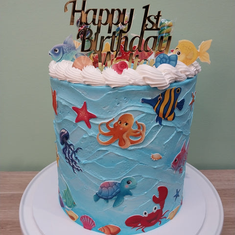 Tall Kids Theme Cake