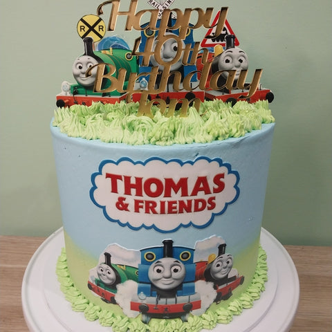 Tall Thomas The Tank Engine Cake