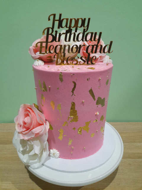 Vegan - Tall Floral Cake