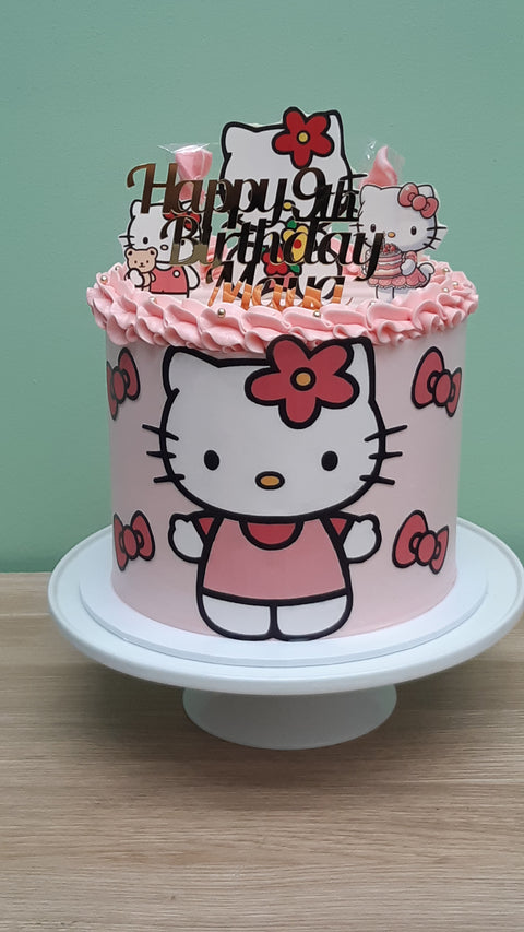 Tall Hello Kitty Cake