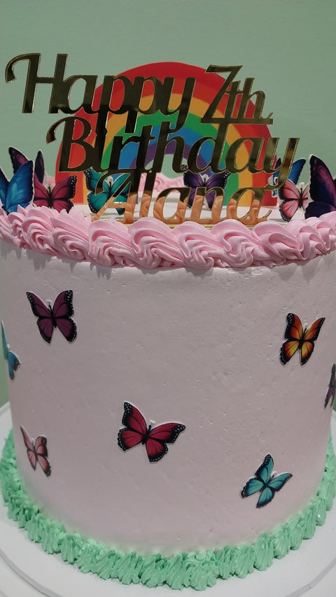 Tall Butterfly Cake