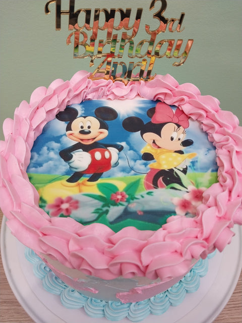 Mickey & Minnie Mouse Cake