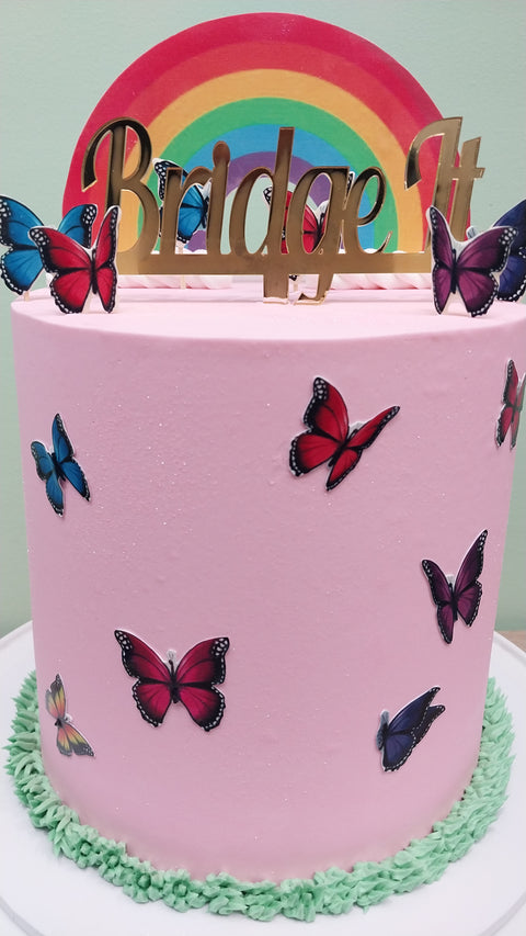 Tall Butterfly Cake