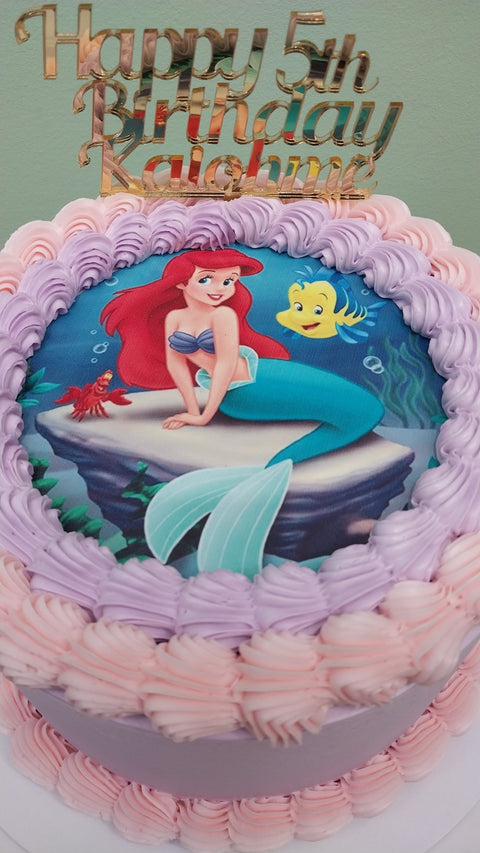 Little Mermaid Ariel Cake