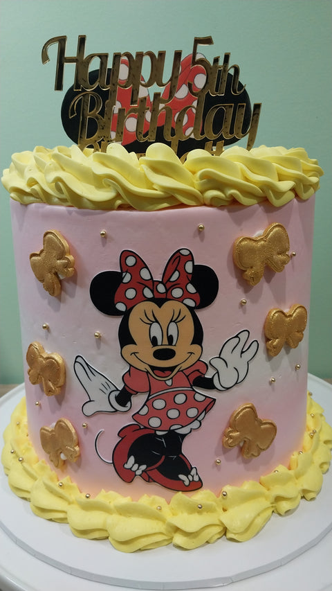 Tall Minnie Mouse Cake