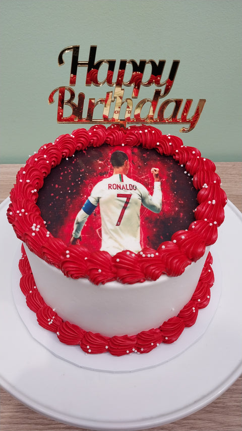 Cristiano Ronaldo Soccer Cake