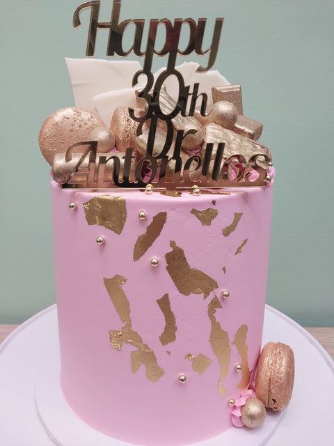 40th Birthday Tall Chocolates Cake