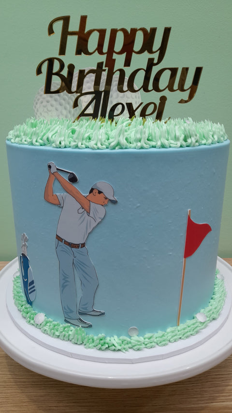 Tall Golf Cake
