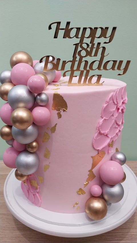 Tall Balloon Cake