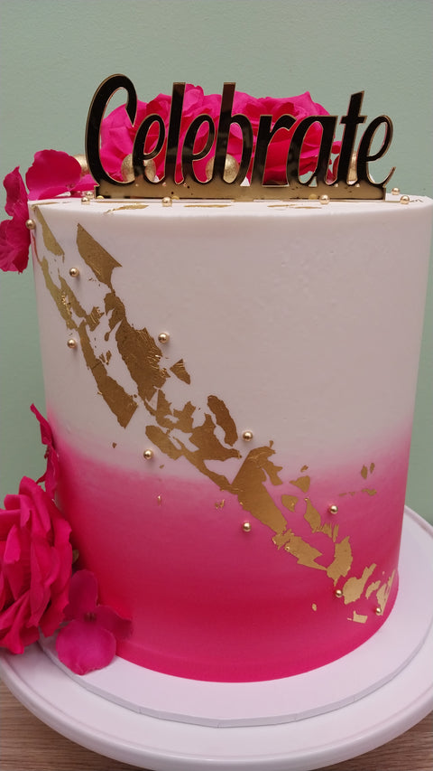 Tall Floral Cake