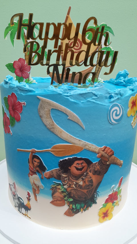 Tall Moana Cake