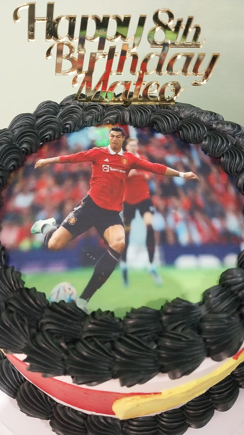 Cristiano Ronaldo Soccer Cake