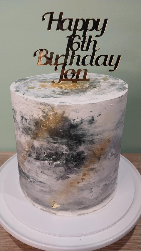 Tall Concrete Cake