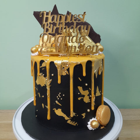 Tall Drip Cake with Chocolates