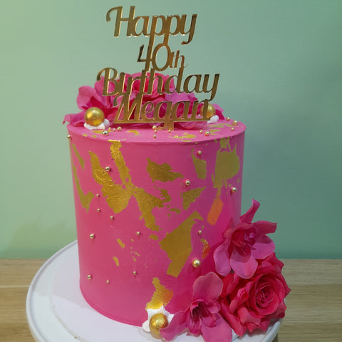 Tall Floral Cake