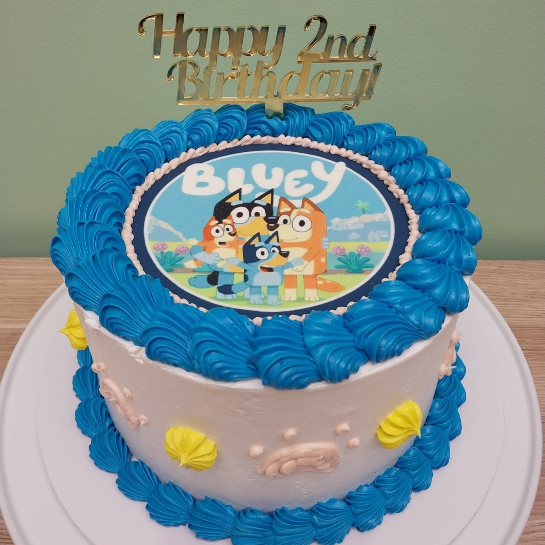 Bluey Cake! 🩵🥳 | Instagram