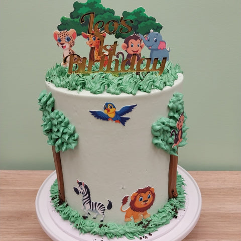 Jungle animals cake delivery melbourne 
