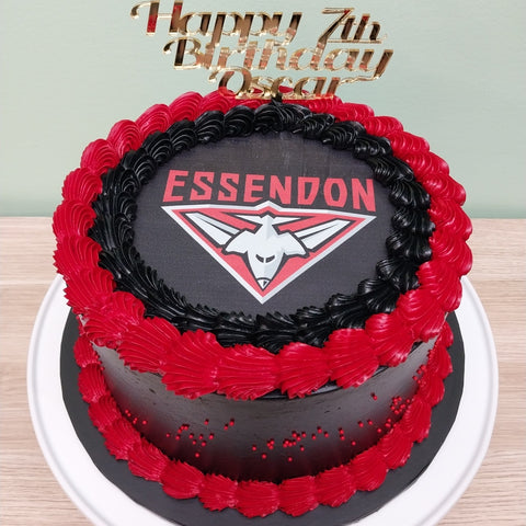 Essendon Bombers AFL Cake