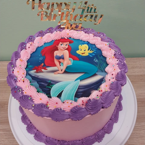 Little Mermaid Ariel Cake