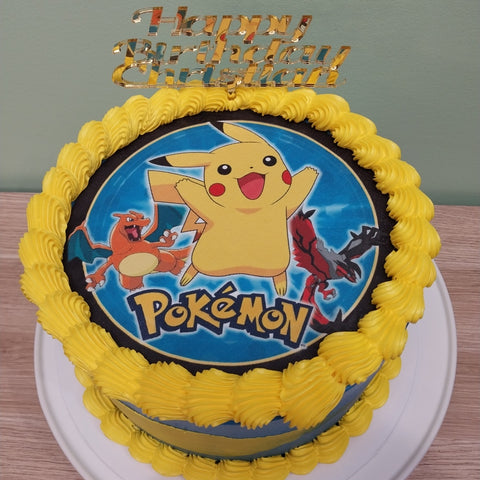 Pokemon & Pikachu Cake
