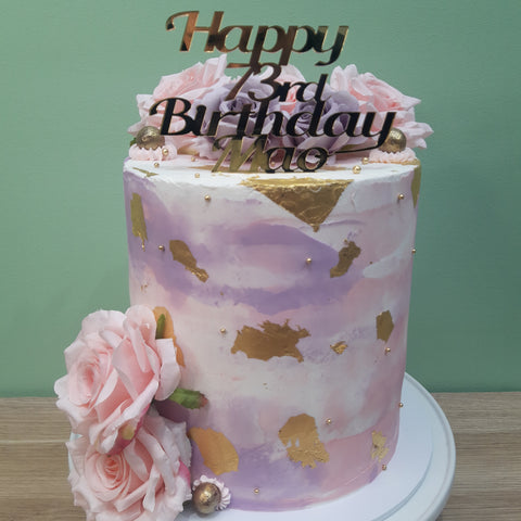 Tall Floral Cake