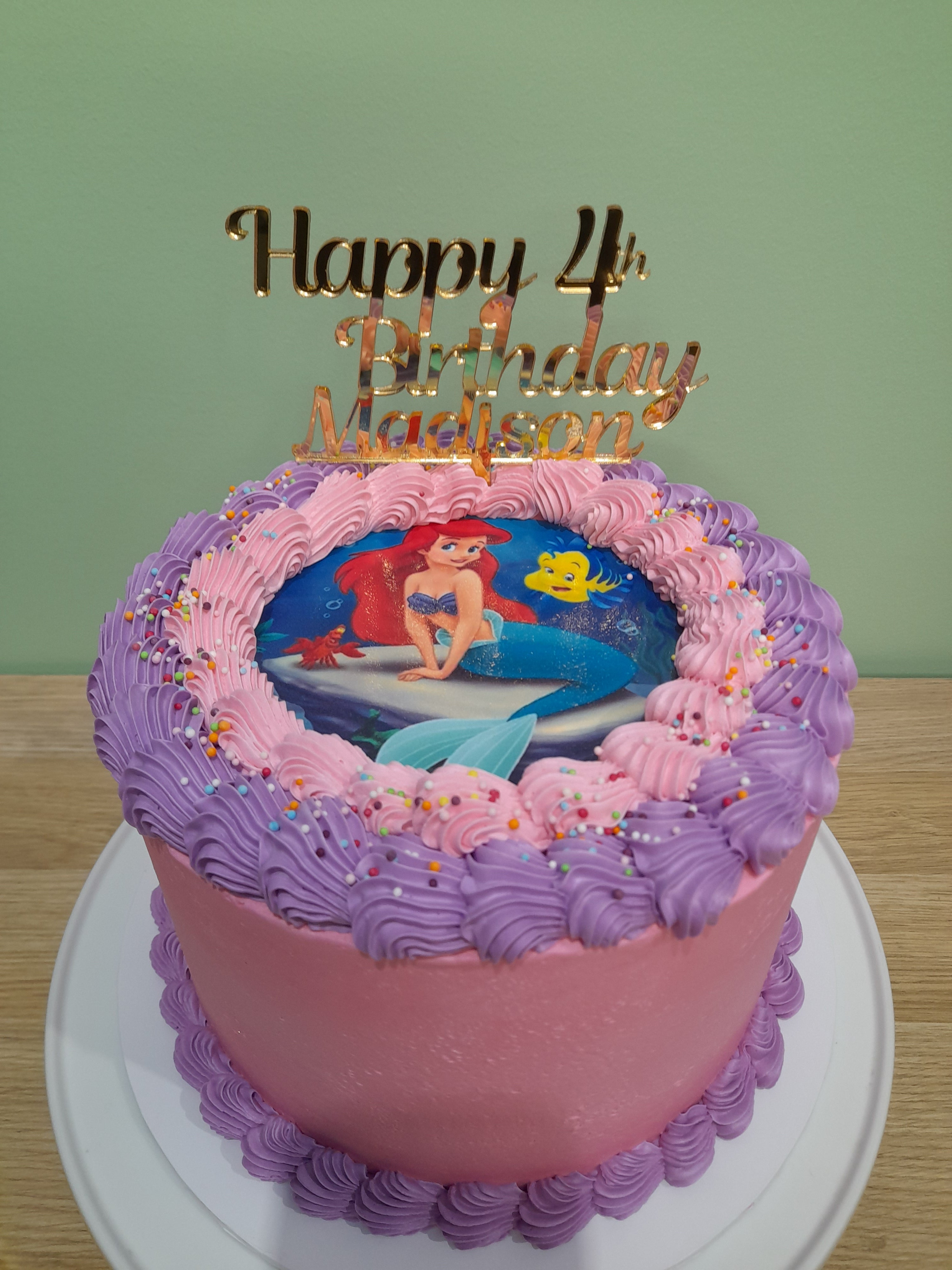 Handmade Disney Princess Ariel Little Mermaid Cake Topper, India | Ubuy