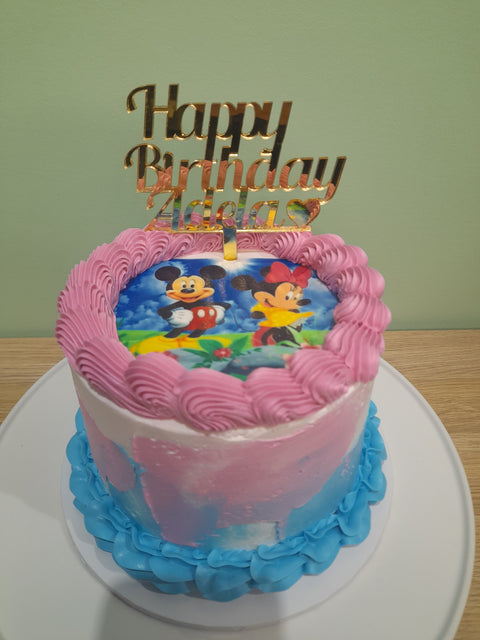 Mickey & Minnie Mouse Cake