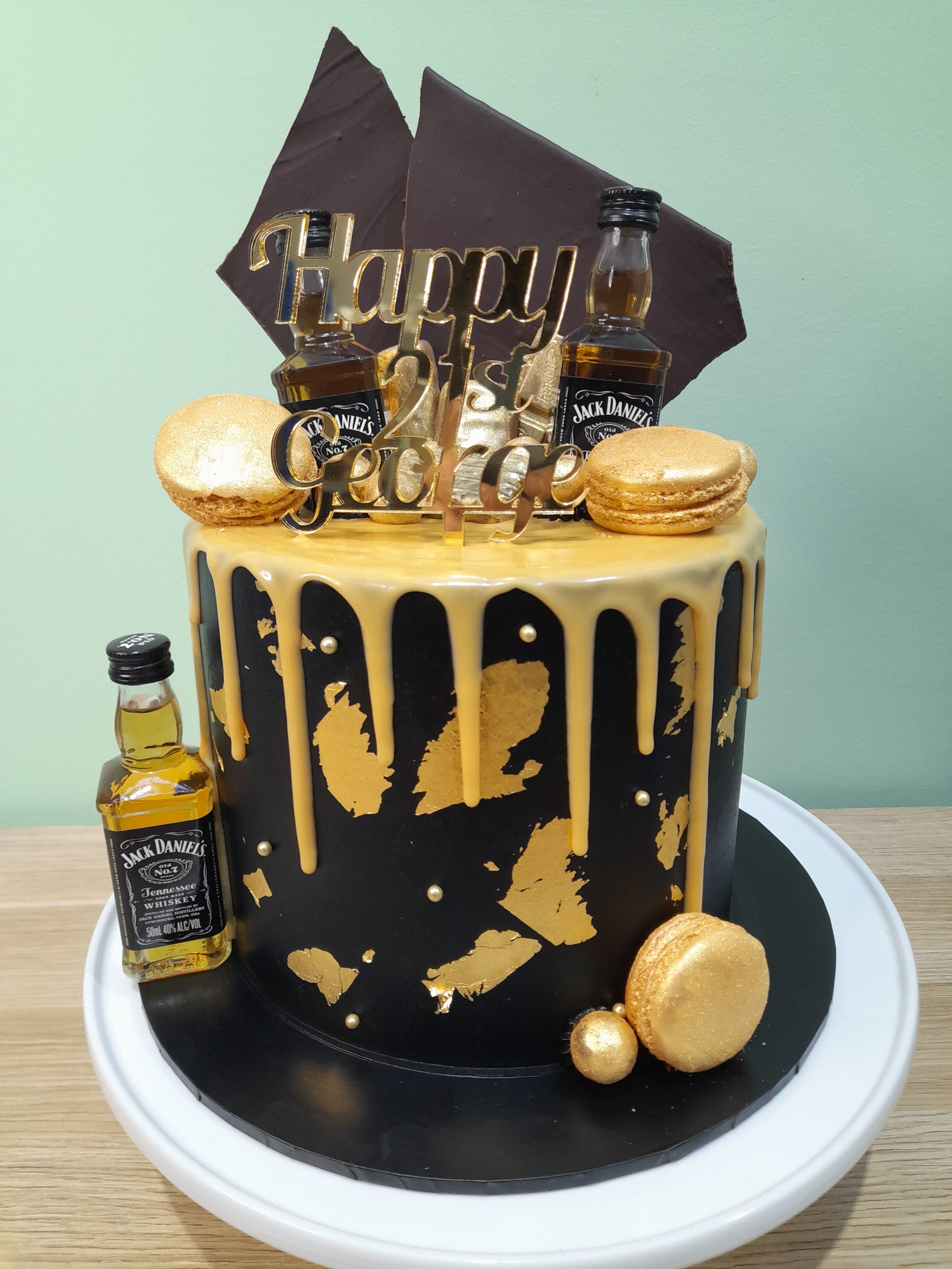 Birthday Booze Cake Tower | Birthday beer cake, Birthday drinks, Booze cake