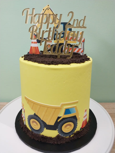 Construction cake delivery melbourne 