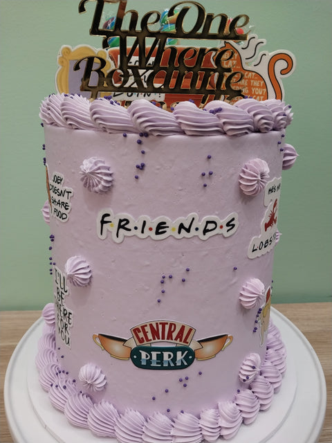 Tall Friends TV Show Cake