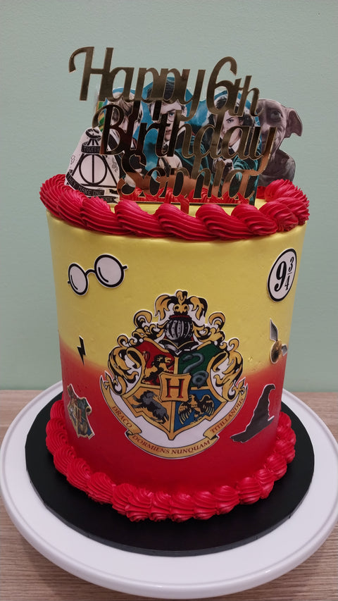 Tall Harry Potter Cake