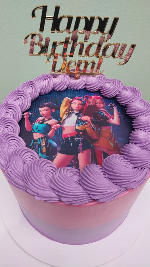 KPop Demon Hunters Cake