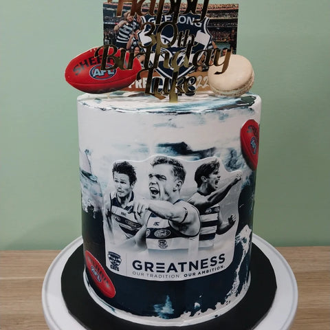 Geelong cats afl cake delivery melbourne 