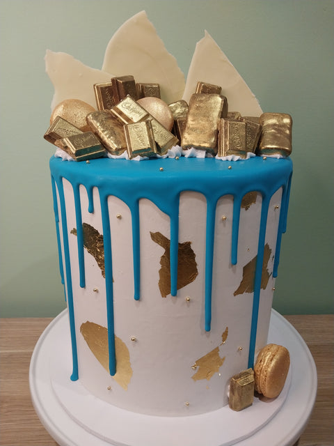 Gluten Free - Tall Drip Cake with Chocolates