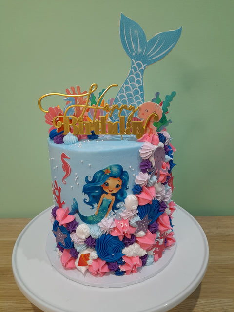 Tall Mermaid Cake