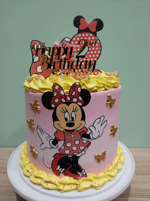 Tall Minnie Mouse Cake