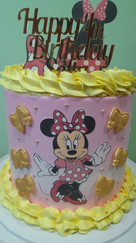 Tall Minnie Mouse Cake