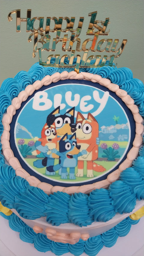 Bluey Cake