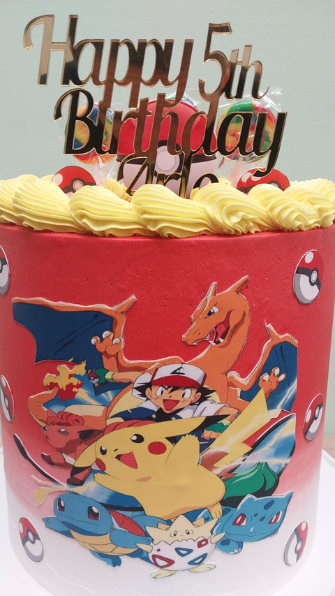 Tall Kids Theme Cake
