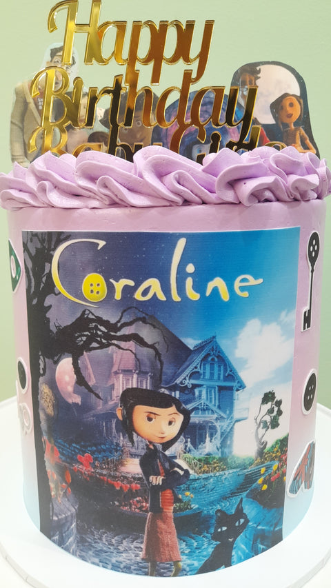 Tall Coraline Cake