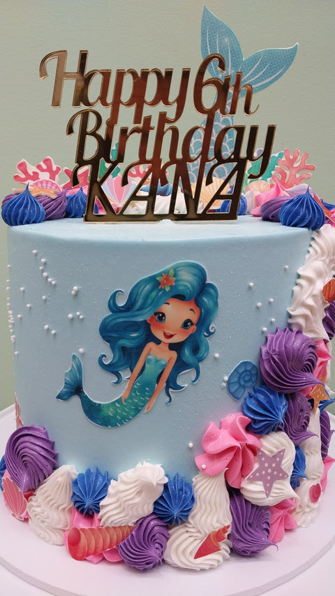 Tall Mermaid Cake