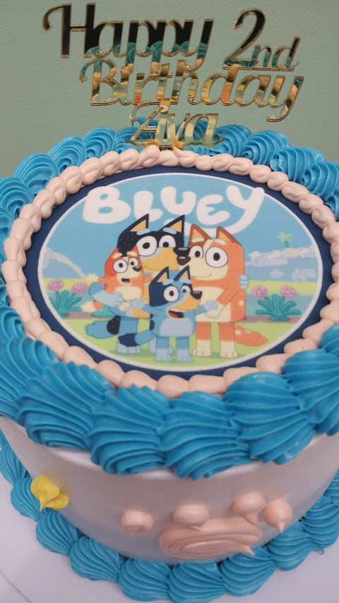 Bluey Cake