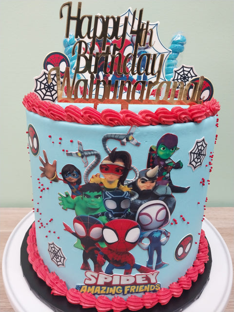 Tall Kids Theme Cake