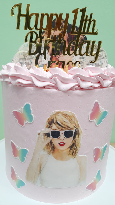 Tall Taylor Swift Cake