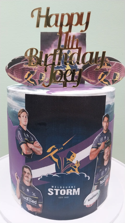 Tall Melbourne Storm Cake