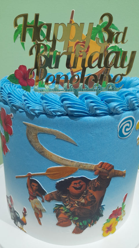 Tall Moana Cake