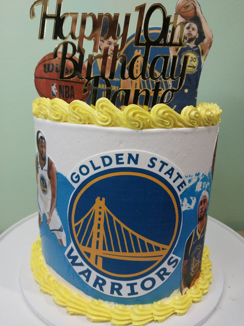 Tall NBA Basketball Cake